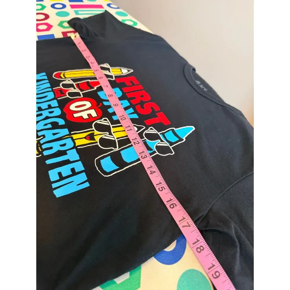 The Children's Place Unisex First Day of Kindergarten Graphic Tee XXL 16